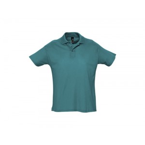 POLO PIQUÉ M/M 3 BOT SUMMER AZUL PATO 